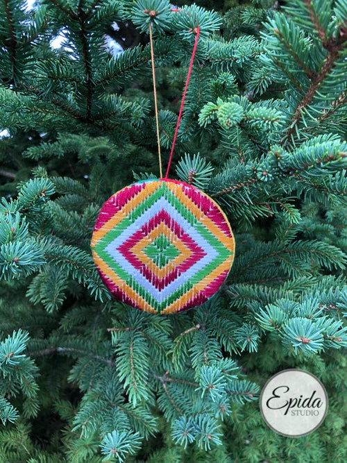 bargello ornament.