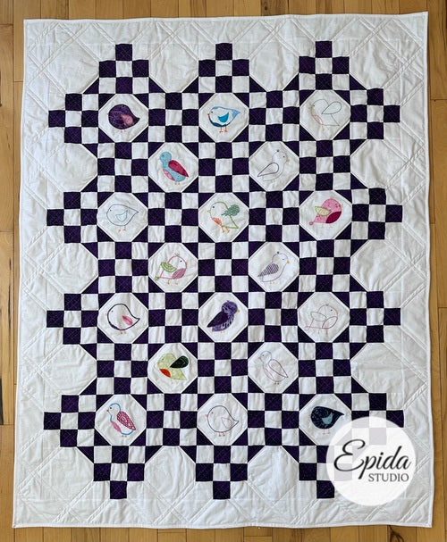 Cogs digital quilt pattern