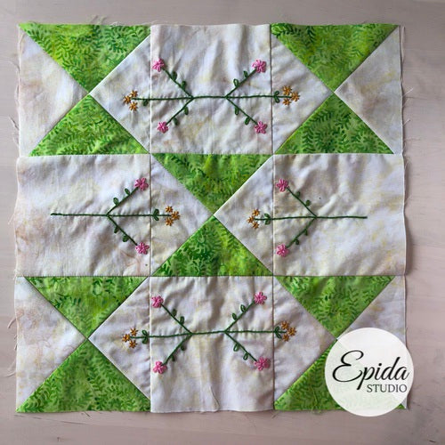 clowning around quilt block.