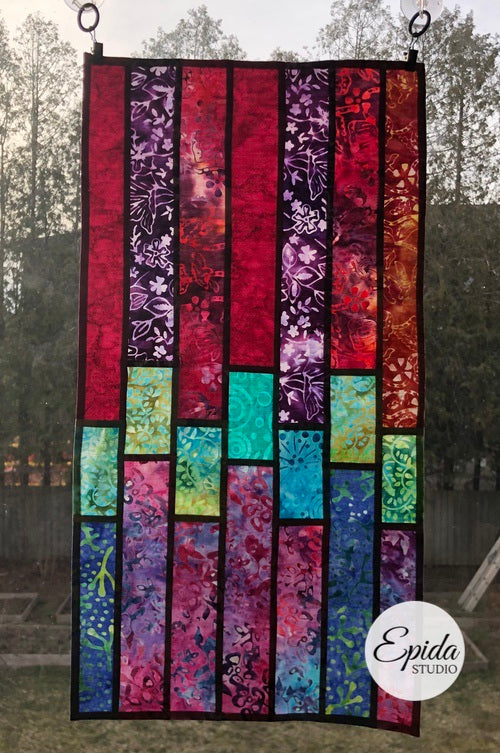 small shooting stars window hanging.