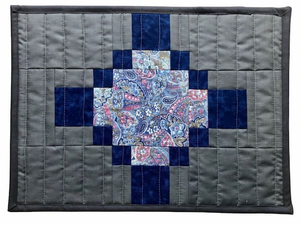 quilted placemat.