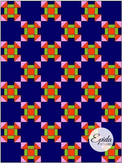 Churn Dash Quilt Inspiration Workbook
