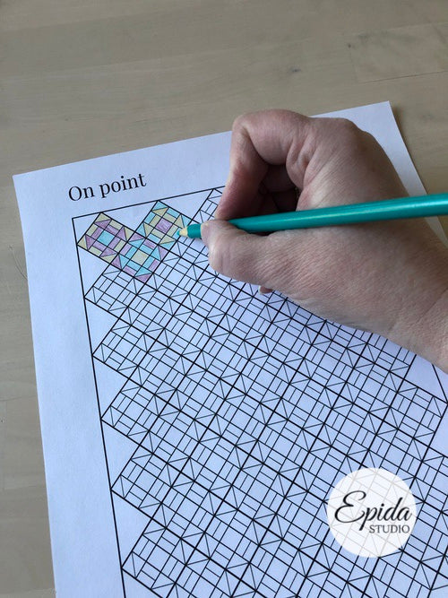 Churn Dash Quilt Inspiration Workbook
