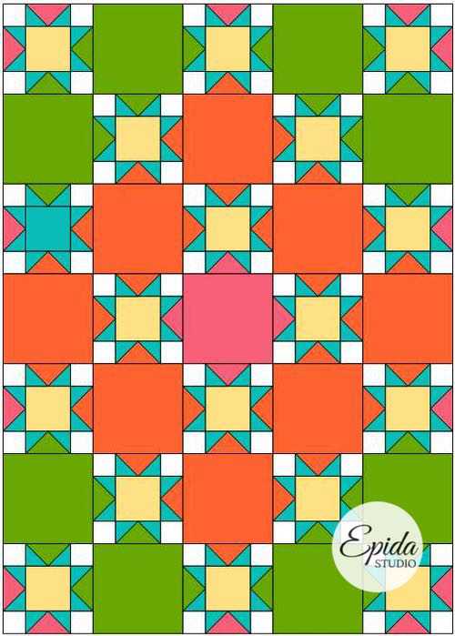 Sawtooth Star Quilt Inspiration Workbook