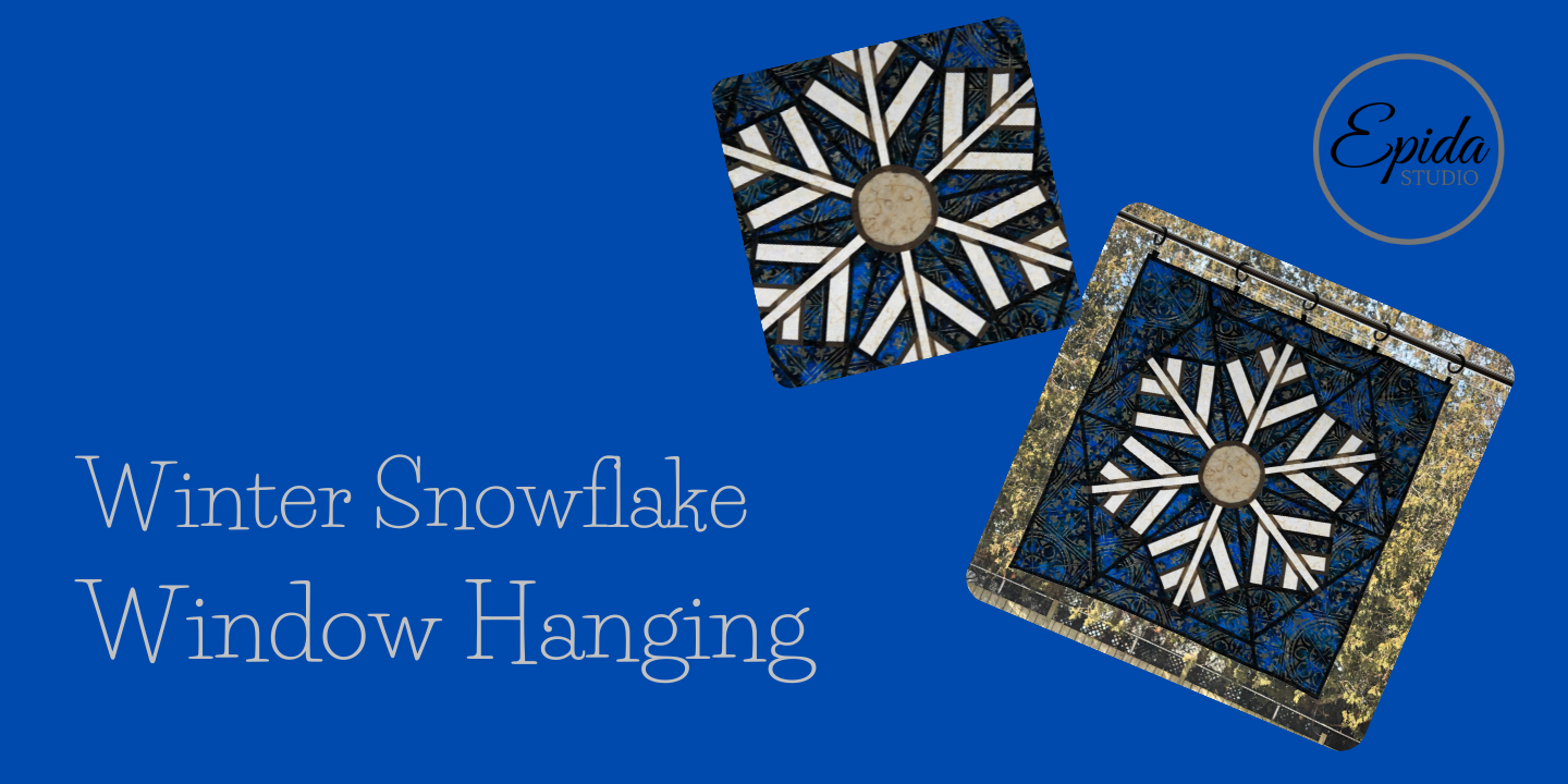 Winter Pojagi Window Hanging online course