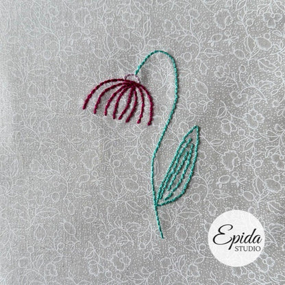 Easy Flowers Embroidery digital pattern