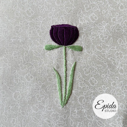 Easy Flowers Embroidery digital pattern