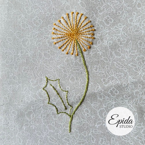 Easy Flowers Embroidery digital pattern