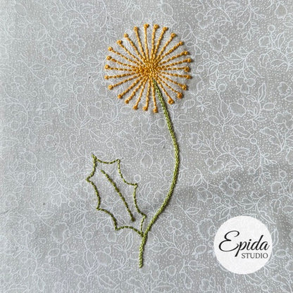Easy Flowers Embroidery digital pattern
