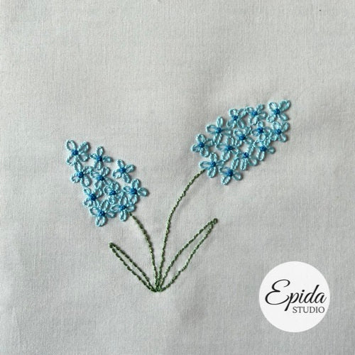 Easy Flowers Embroidery digital pattern