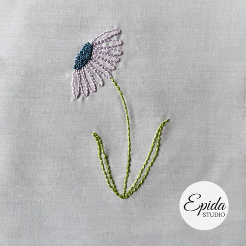 Easy Flowers Embroidery digital pattern