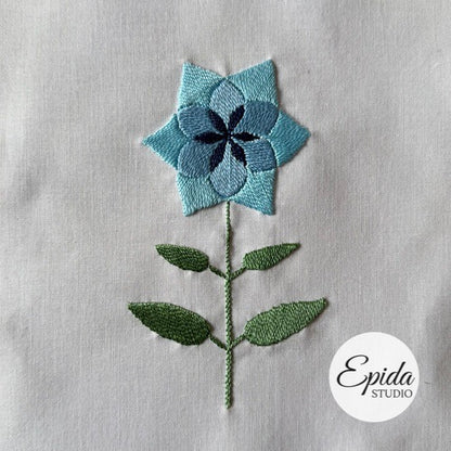 Easy Flowers Embroidery digital pattern