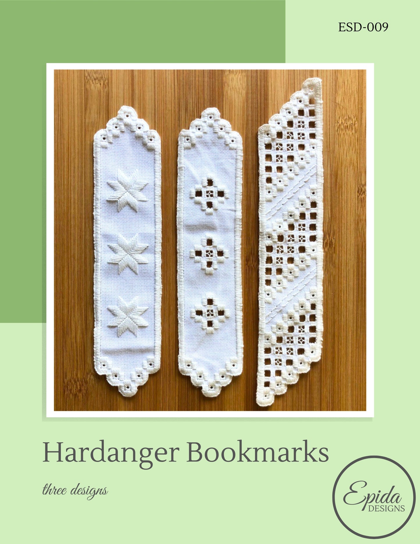 hardanger bookmarks pattern cover.