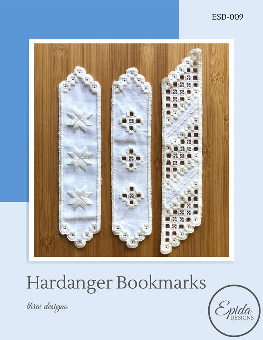 hardanger bookmarks pattern cover.