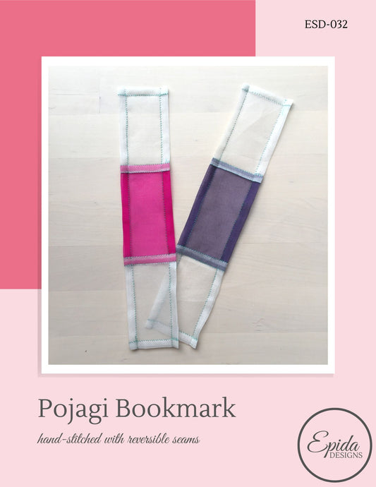 pojagi bookmark pattern cover.